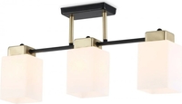 Люстра средней высоты Ambrella TR303046/3 BK/GD (черный/золото) - фото, картинка Люстра средней высоты Ambrella TR303046/3 BK/GD (черный/золото) - фото