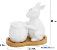 Набор для специй Elan Gallery Заяц с капустой 950072 - фото2