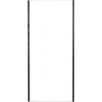 Душевая стенка Rea Rapid 100 (черный/прозрачное стекло) - фото