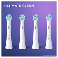 Сменная насадка Oral-B iO Ultimate Clean (4 шт, белый) - фото2, картинка2 Сменная насадка Oral-B iO Ultimate Clean (4 шт, белый) - фото2