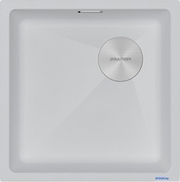 Кухонная мойка Paulmark IT-Granit Lumi 45 Uni-Skew LU45SK-WH - фото