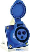 Розетка промышленная EKF 113 2Р+РЕ 16А 220В IP44 ps-113-16-220 - фото