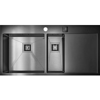 Кухонная мойка Omoikiri Akisame 100-2-GM-L [4993103] - фото