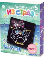 Набор для создания поделок/игрушек Фантазер Картина из страз. Совушка 257312 - фото, картинка Набор для создания поделок/игрушек Фантазер Картина из страз. Совушка 257312 - фото