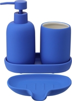 Набор аксессуаров для ванной Bergenson Bjorn Flow BB0000881 (синий индиго) - фото
