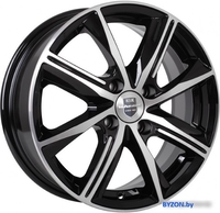 Литые диски K&K Арнар 16x7" 5x114.3мм DIA 67.1мм ET 45мм Алмаз черный - фото