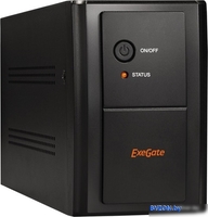 Источник бесперебойного питания ExeGate UNB-1000.LED.AVR.EURO.RJ.USB EP212518RUS - фото