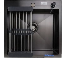 Кухонная мойка MARRBAXX B5050-R (черный/графит) - фото2