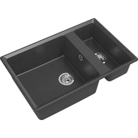 Кухонная мойка GranFest GF-LV-760K (графит) - фото
