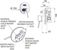 Смеситель Remer Minimal N 09 - фото2, картинка2 Смеситель Remer Minimal N 09 - фото2