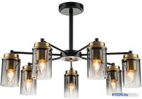 Люстра средней высоты Escada 2118/7P (Black/Brass) - фото