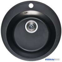 Кухонная мойка Wisent 480-25WR (с сифоном GER013) - фото