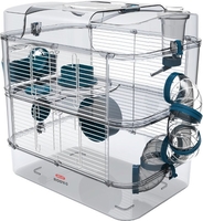 Клетка Zolux Rody 3 Duo 206021 (стальной синий) - фото, картинка Клетка Zolux Rody 3 Duo 206021 (стальной синий) - фото