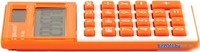 Калькулятор BRAUBERG PK-608-RG 250522 (оранжевый) - фото2, картинка2 Калькулятор BRAUBERG PK-608-RG 250522 (оранжевый) - фото2