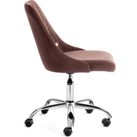 Кресло TetChair Swan (флок, коричневый) - фото2