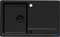 Кухонная мойка Kernau KGS Z 4575 1B1D Deep Black - фото2