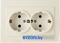 Розетка Элект RS16-238-БЖ - фото