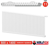 Стальной панельный радиатор Valfex Steel VC R 11 500х1400 VF.VC.R.11.500.1400 (с нижним подключением) - фото2