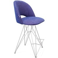 Стул Sheffilton SHT-ST34/S66-1 (синий мираж/хром лак) - фото