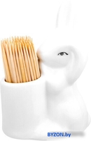 Подставка для зубочисток Elan Gallery Кролик-зайка с зубочистками 950206 - фото