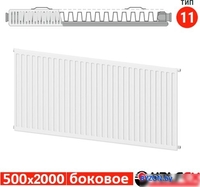 Стальной панельный радиатор Valfex Steel C 11 500х2000 VF.C.11.500.2000 (с боковым подключением) - фото2