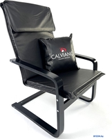 Интерьерное кресло Calviano Soft 1 (черный PU) - фото, картинка Интерьерное кресло Calviano Soft 1 (черный PU) - фото