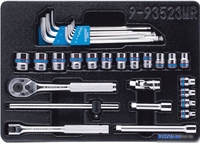 Набор головок слесарных King Tony 9-93523MR - фото