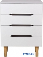 Комод Polini Kids Simple 3602 0002751.31 (белый/натуральный) - фото2, картинка2 Комод Polini Kids Simple 3602 0002751.31 (белый/натуральный) - фото2