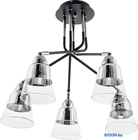 Подвесная люстра Aitin Pro НПБ 02-5х60-102 RH16017/5 (черный/хром) - фото