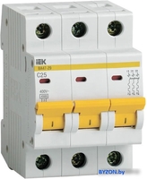 IEK ВА47-29 25А 3Р 4,5кА С MVA20-3-025-C - фото