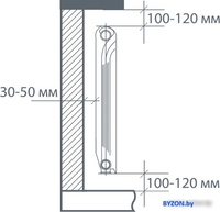 Алюминиевый радиатор Royal Thermo Revolution 500 (8 секций) - фото2