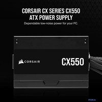 Блок питания Corsair CX550 CP-9020277-EU - фото2