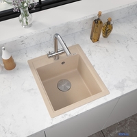 Кухонная мойка ZorG Rock 46 Premium beige - фото