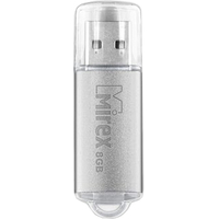 USB Flash Mirex Unit Silver 8GB [13600-FMUUSI08] - фото