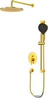 Душевая система Whitecross Y YSET05TOPGLB (брашированное золото) - фото
