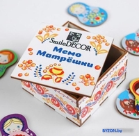 Развивающая игрушка Smile Decor Матрешки Мемо П804 - фото2