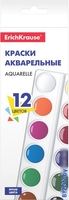 Акварельные краски Erich Krause Basic 53447 (12 цв) - фото
