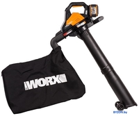 Колесная воздуходувка Worx WG583E (с 2-мя АКБ) - фото