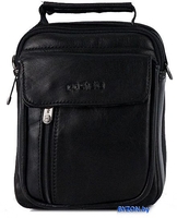 Мужская сумка Poshete 252-2260-BLK (черный) - фото