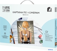 Три совы Девушка с букетом колосьев КХ3040_53879 - фото2, картинка2 Три совы Девушка с букетом колосьев КХ3040_53879 - фото2