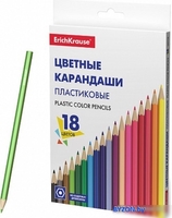 Набор цветных карандашей Erich Krause Basic 53362 (18 цв) - фото