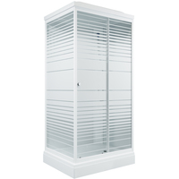 Душевая кабина Triton Квадро А3 ДН4 120х80 R (полосы) - фото