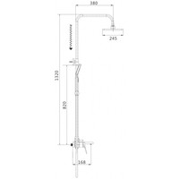 Душевая система Shevanik S8336H - фото2