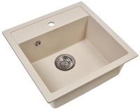 Кухонная мойка Wisent 510-30W (с сифоном GER013) - фото2