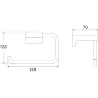 Держатель для бумажных полотенец Rose RG1806C - фото2