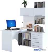 Стол Сокол КСТ-14 правый (белый) - фото, картинка Стол Сокол КСТ-14 правый (белый) - фото