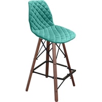 Стул Sheffilton SHT-ST29-C12/S80 (голубая лагуна/темный орех/черный муар) - фото