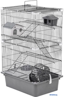 Клетка ЕСО Рикки 43112сер-черн - фото