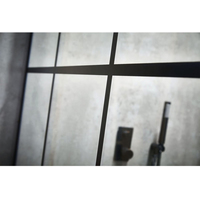 Душевая стенка Calani Soleo Walk In 90x195 CAL-K6010 (черный/прозрачное стекло) - фото2