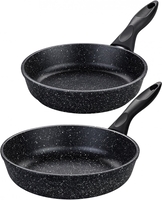 Набор сковород Elan Gallery Гармония вкуса 120219+2 (черный мрамор) - фото2